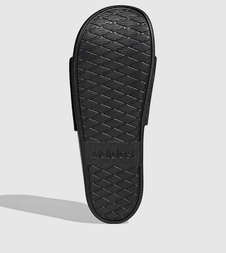 Adidas Adilette Comfort Slides Core Black and White