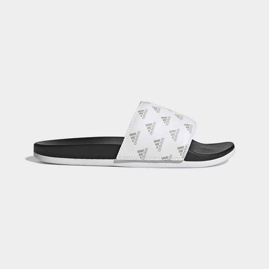 Adidas Adilette Comfort Slides Cloud White Pattern