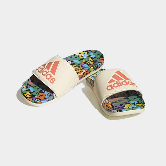 Adidas Adilette Comfort Slides Floral