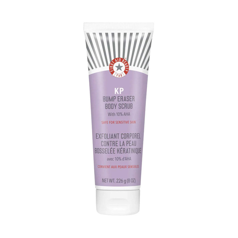 First Aid Beauty KP Bump Eraser Body Scrub with 10% AHA Body Exfoliant 226g