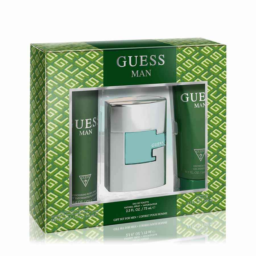 Guess Man Green Gift Set For Men