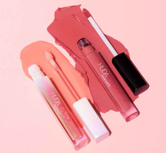Huda Beauty Cherry Blossom Lip Set