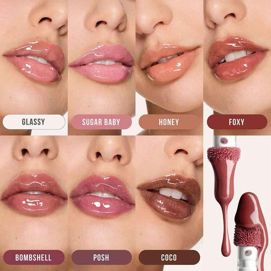 Huda Beauty Faux Filler Shiny Non-Sticky Lip Gloss