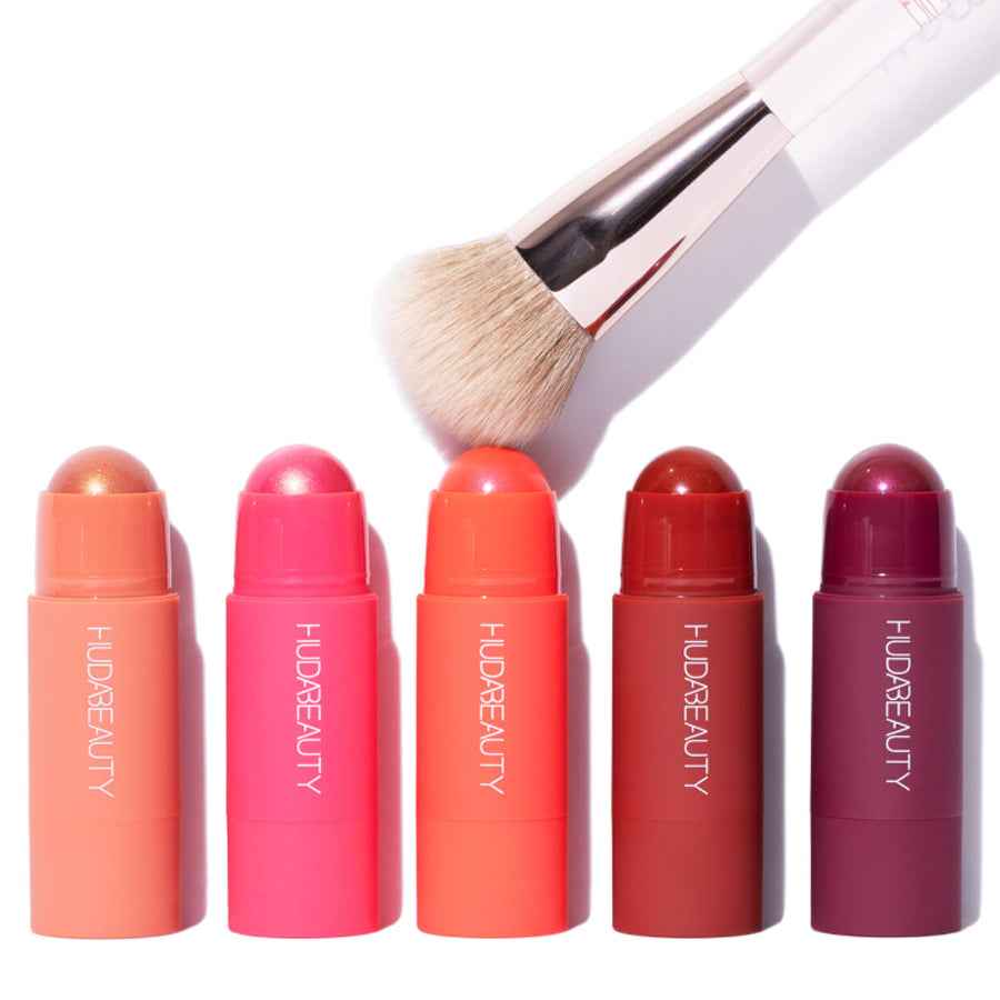 Huda Beauty Cheeky Tint Blush Stick Brush