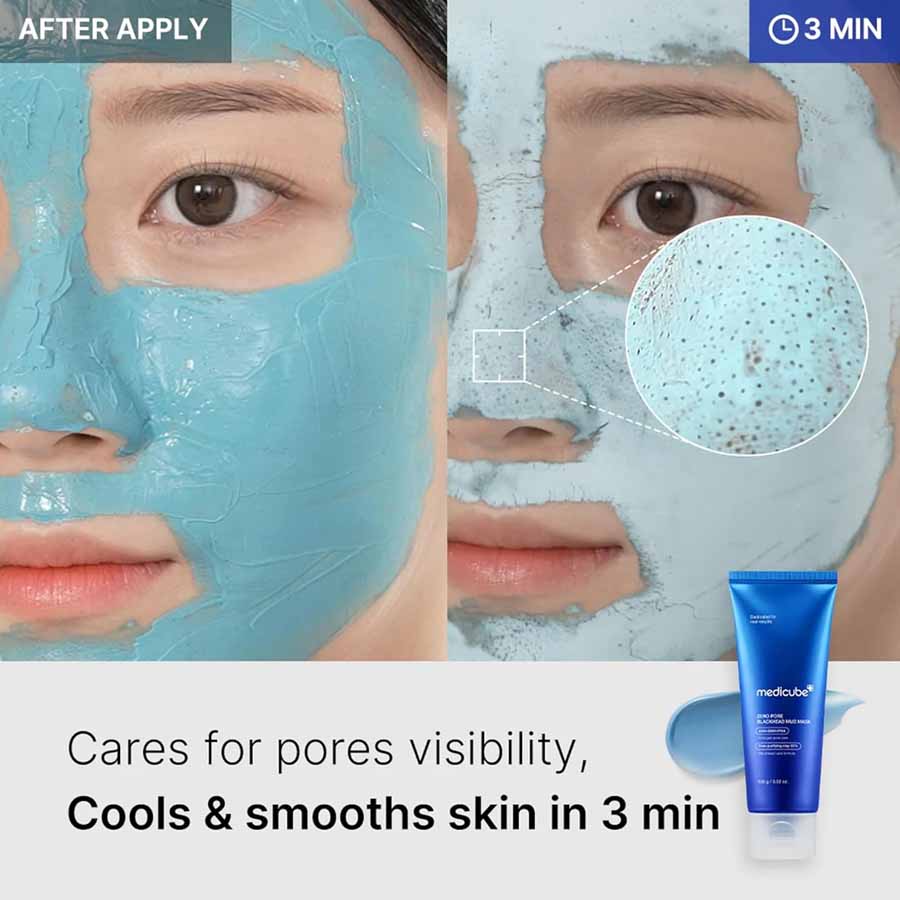 Medicube Zero Pore Blackhead Mud Facial Mask 100g