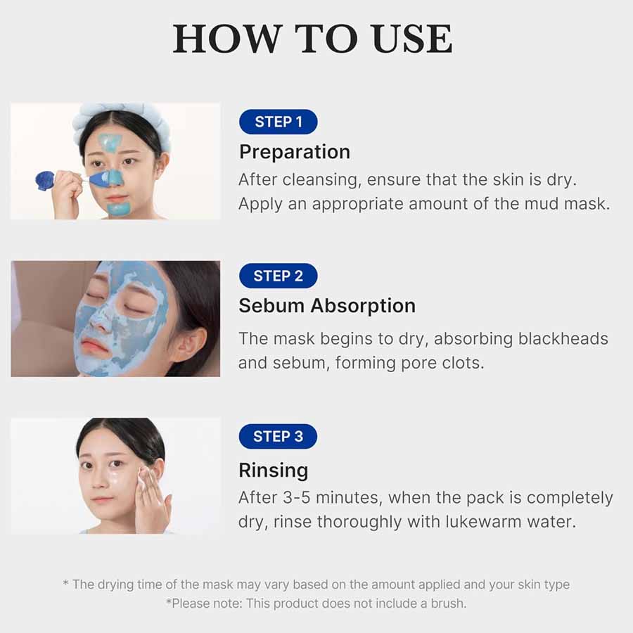 Medicube Zero Pore Blackhead Mud Facial Mask 100g