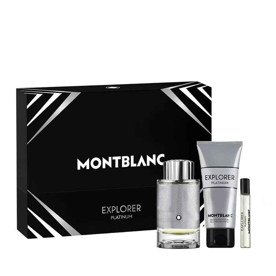 Mont Blanc Explorer Platinum Gift Set For Men