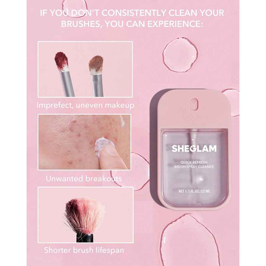 Sheglam Quick Refresh Brush Spray Cleaner 32ml