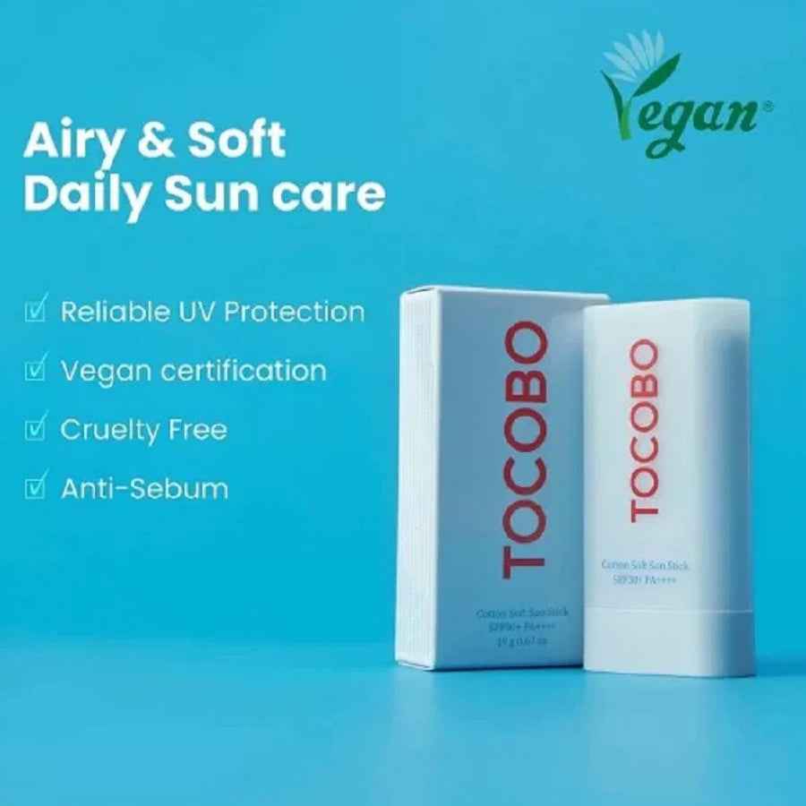 TOCOBO Cotton Soft Sun Stick SPF50+ PA++++ 19g