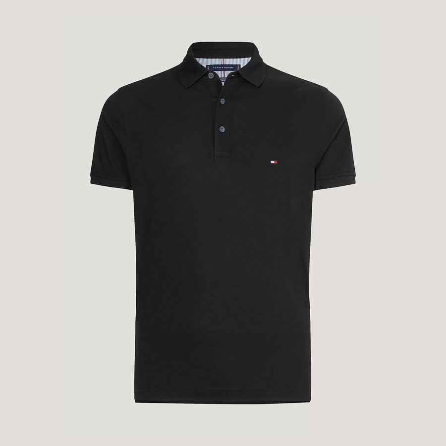 Tommy Hilfiger 1985 Slim Fit Polo Black