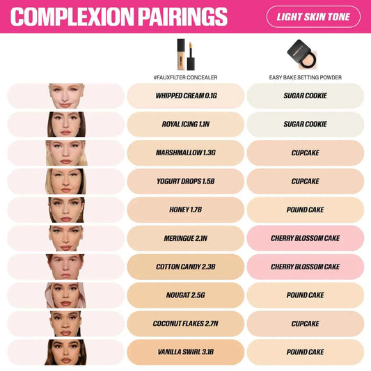 HUDA BEAUTY #FauxFilter Matte Buildable Coverage Waterproof Concealer