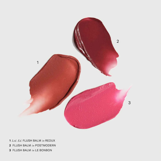 MERIT The Mini Flush Blush Balm Trio
