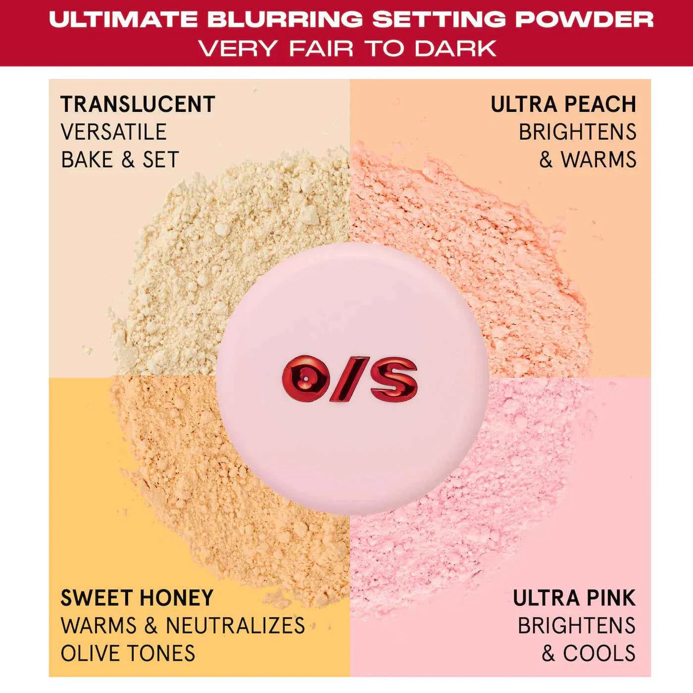 ONE SIZE by Patrick Starrr Ultimate Blurring Setting Powder Blurred & Bright Travel Duo