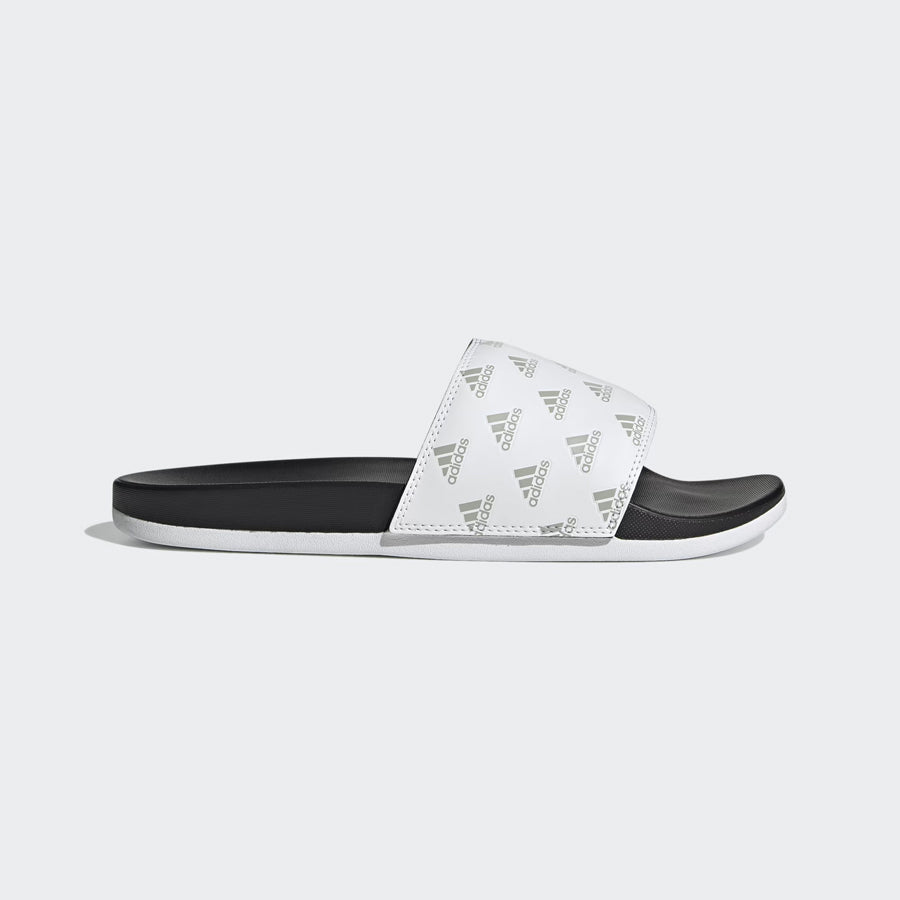 Adidas Adilette Comfort Slides Cloud White Pattern 