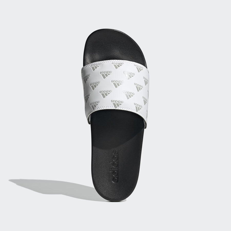 Adidas Adilette Comfort Slides Cloud White Pattern 
