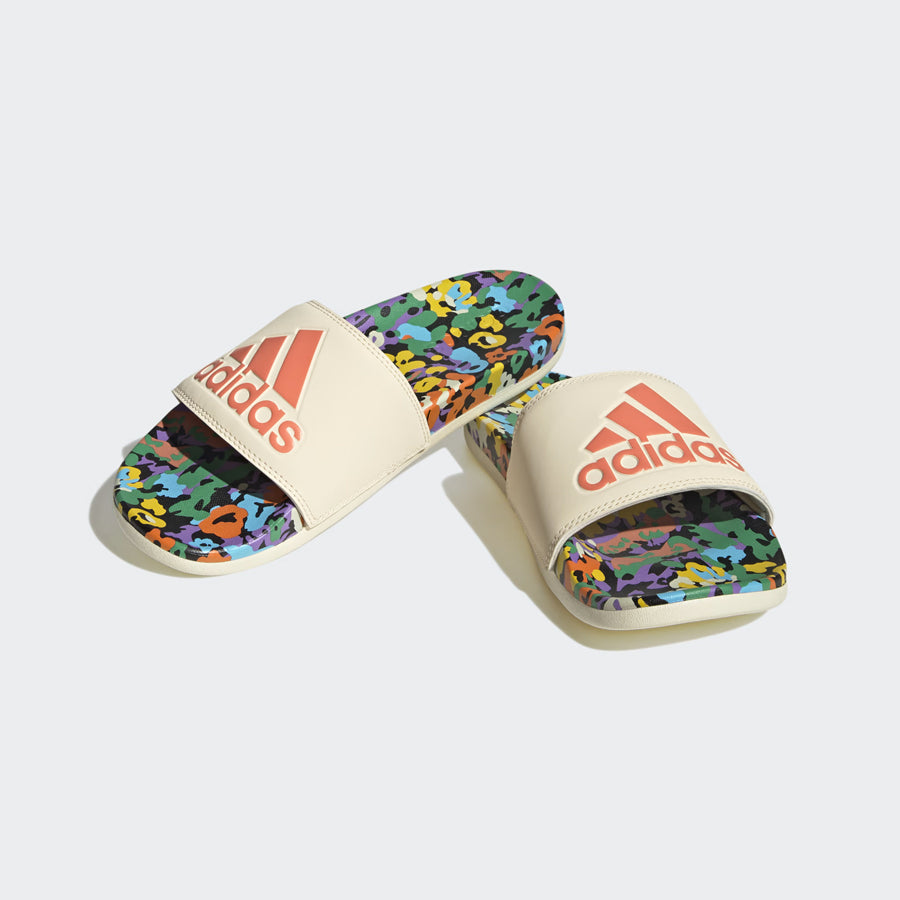 Adidas Adilette Comfort Slides Floral