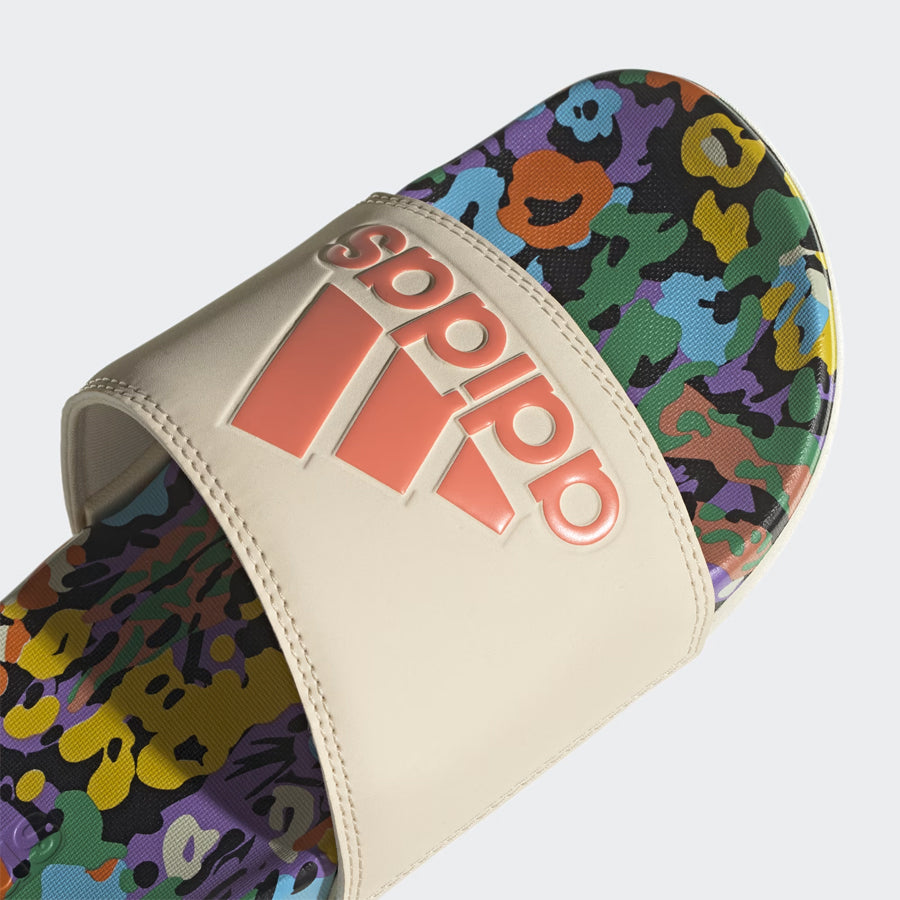 Adidas Adilette Comfort Slides Floral