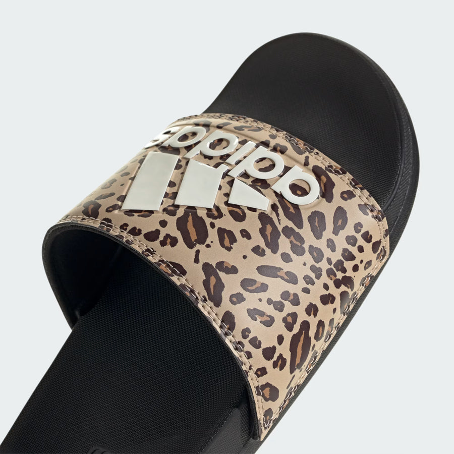 Adidas Adilette Comfort Slides Leopard Print