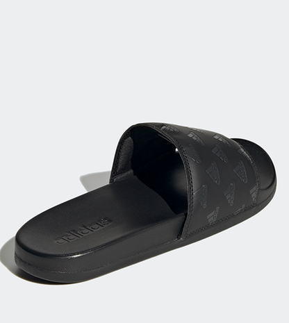Adidas Adilette Comfort Slides Core Black and Carbon