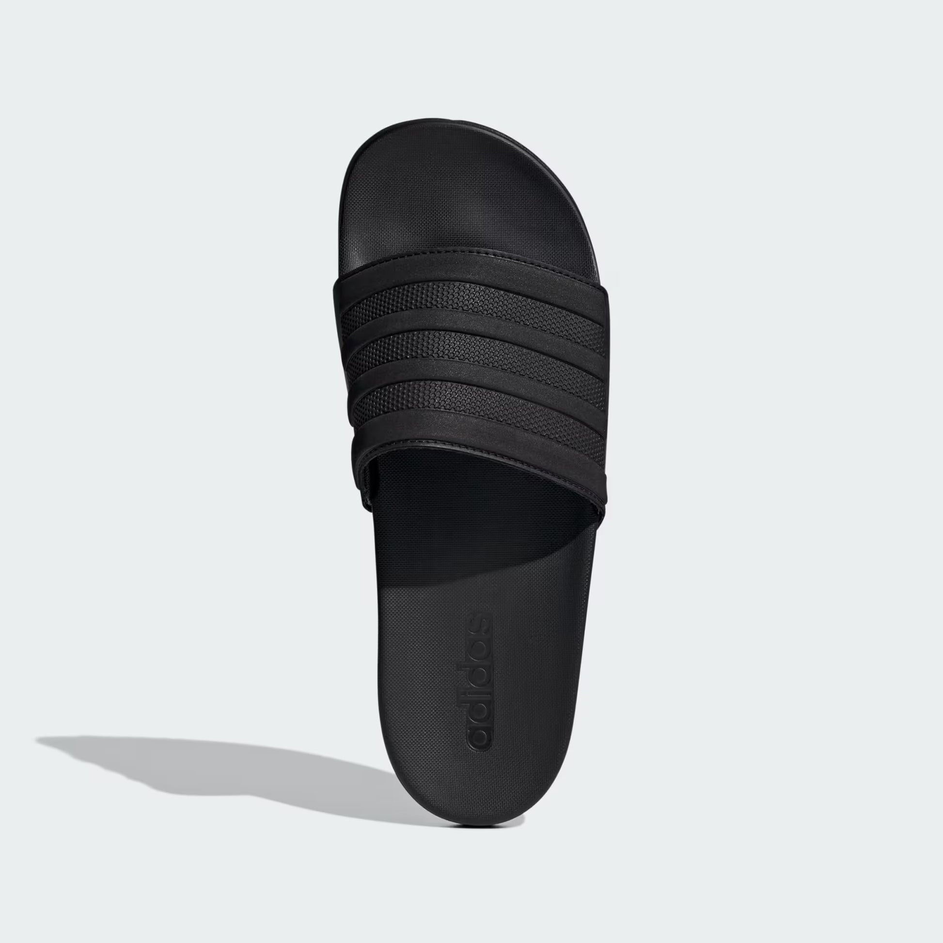 Adidas Adilette Comfort Slides Core Black stripes