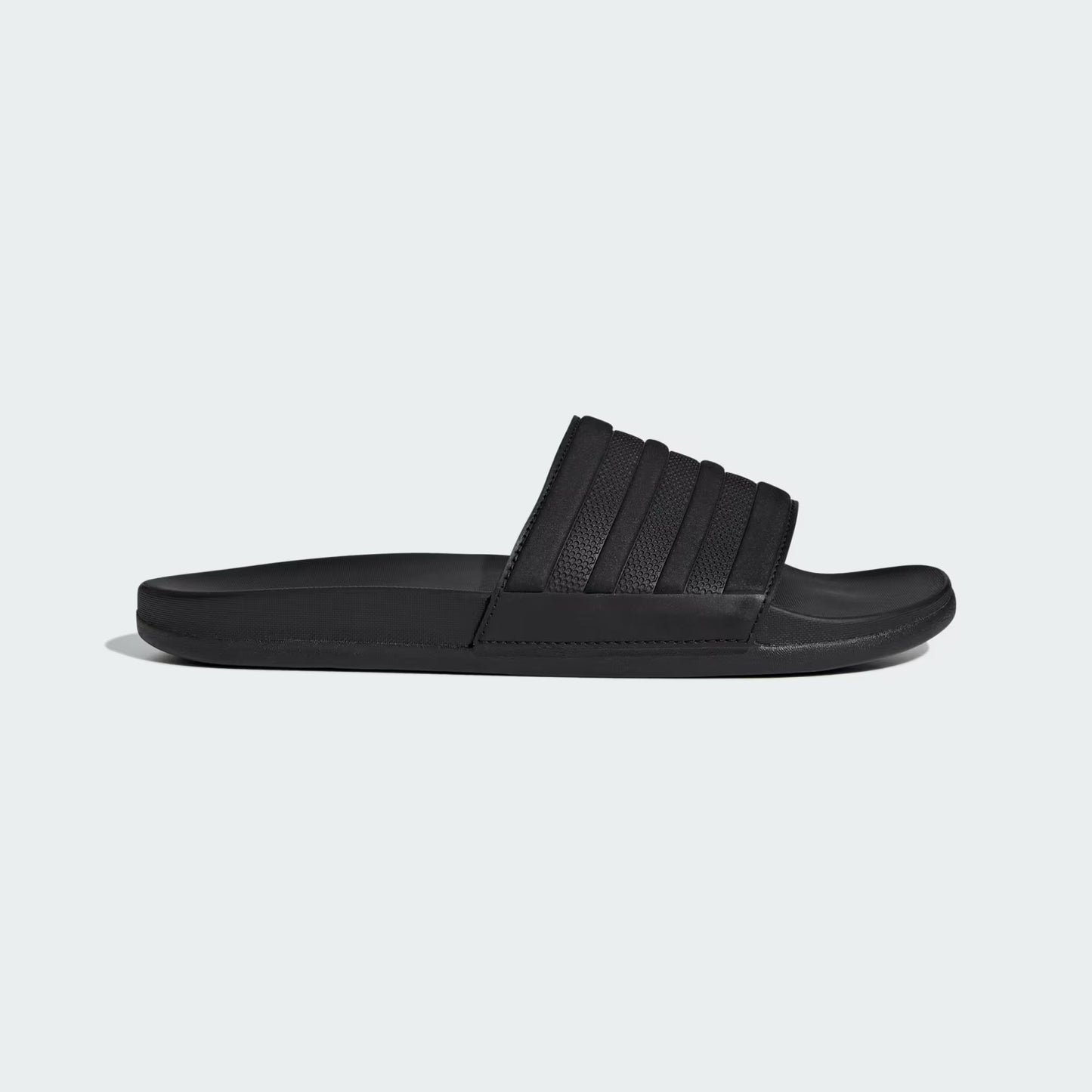 Adidas Adilette Comfort Slides Core Black stripes