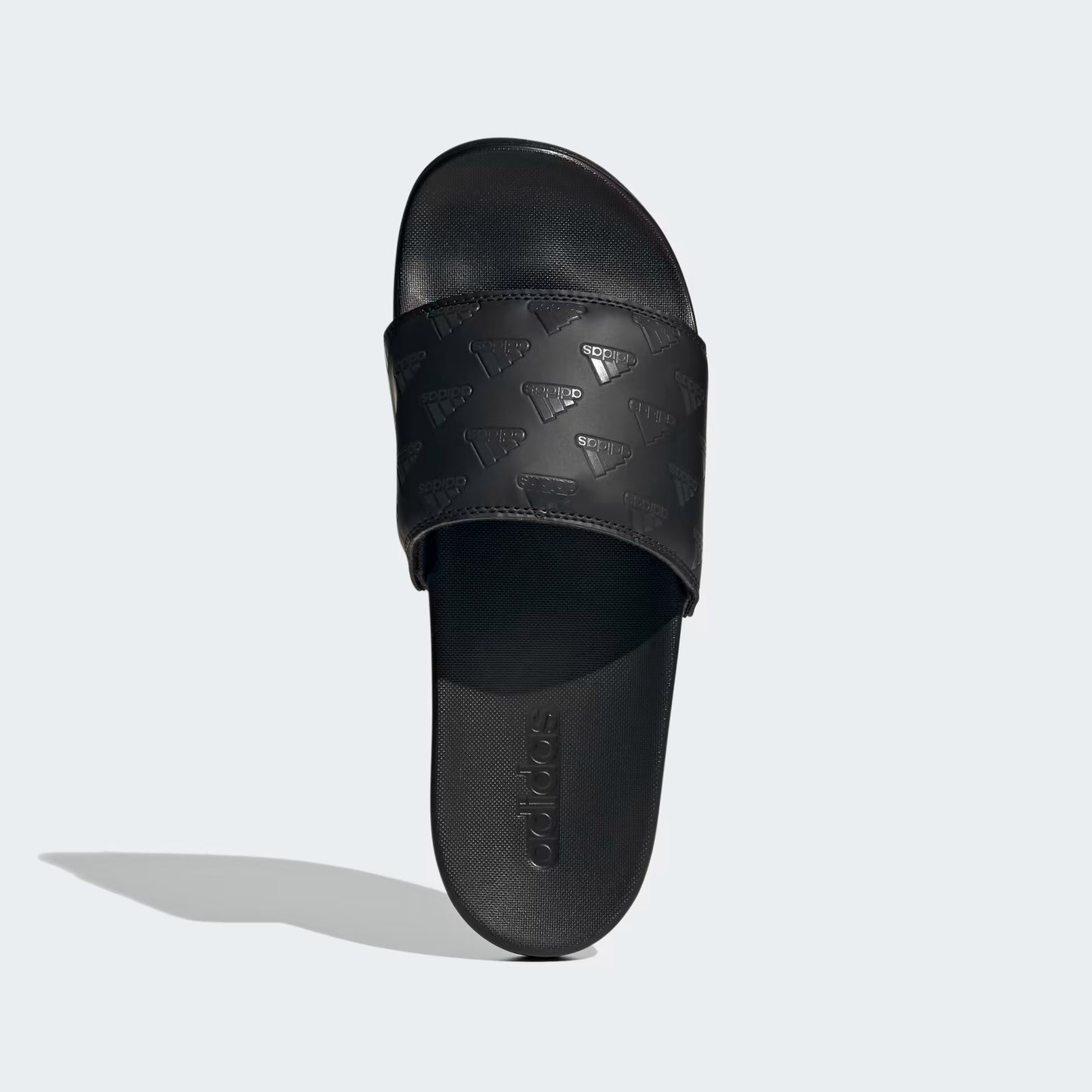 Adidas Adilette Comfort Slides Core Black and Carbon