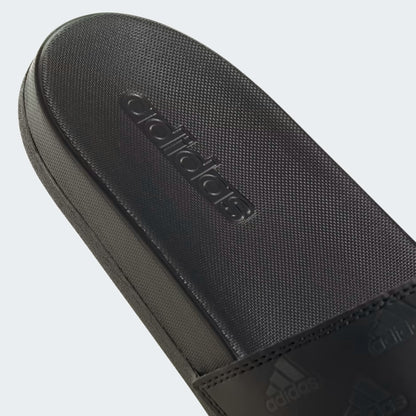 Adidas Adilette Comfort Slides Core Black and Carbon