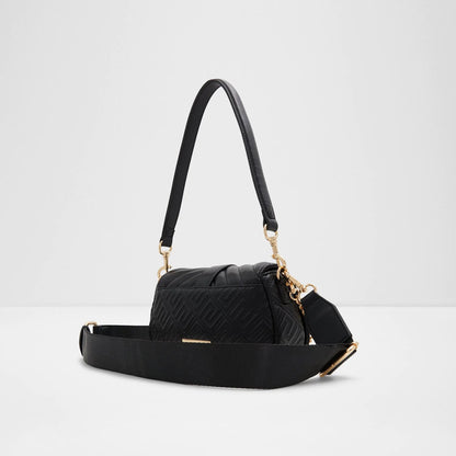 Aldo Black Romie Quilted Small Shoulder Bag 