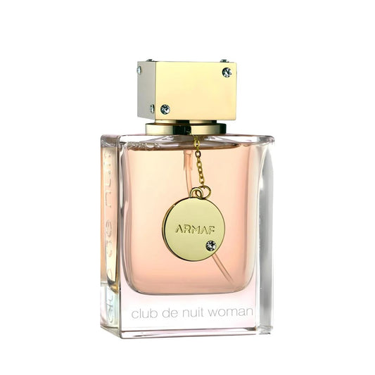 Armaf Club de Nuit Woman perfume bottle on a white background