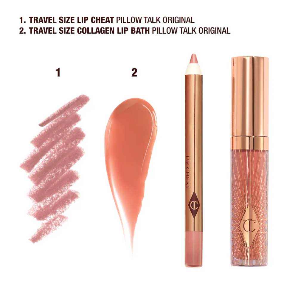 Charlotte Tilbury Mini Pillow Talk Glossy Lip Duos