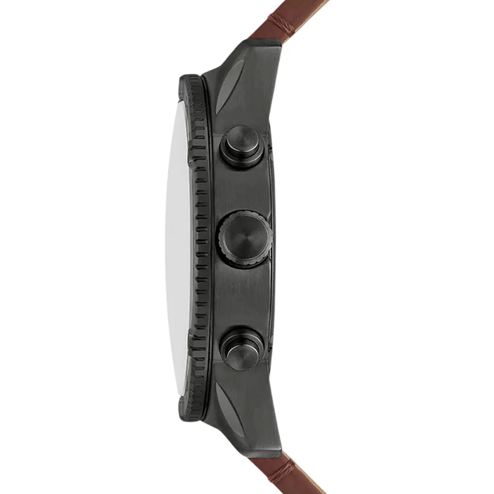 FOSSIL Brox Multifunction Brown Leather Watch