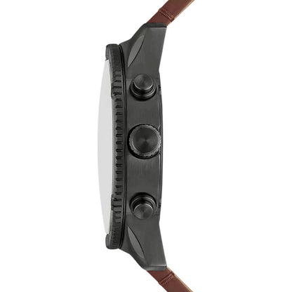 FOSSIL Brox Multifunction Brown Leather Watch