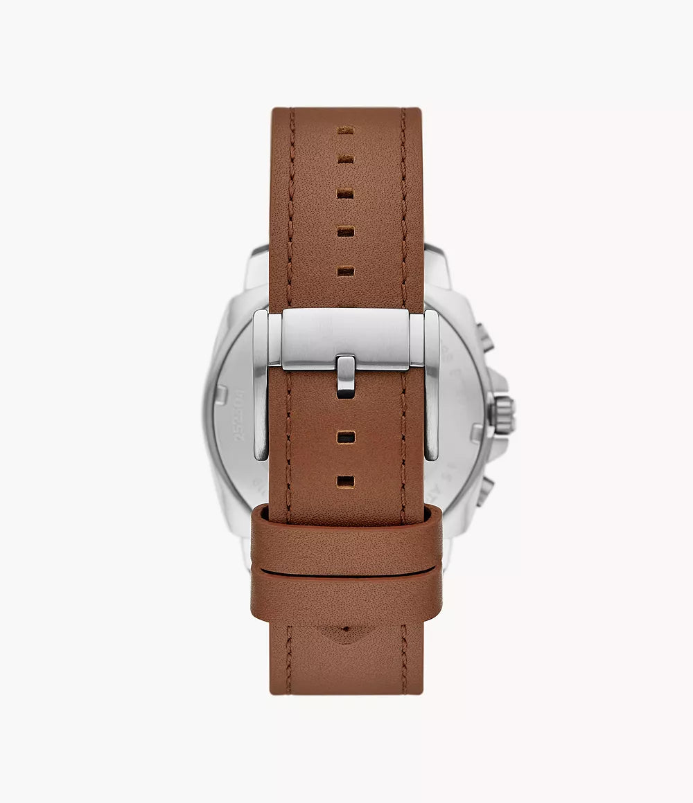 FOSSIL Privateer Chronograph Brown Leather Watch