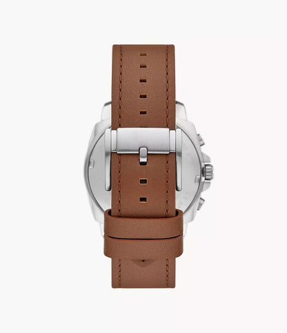 FOSSIL Privateer Chronograph Brown Leather Watch