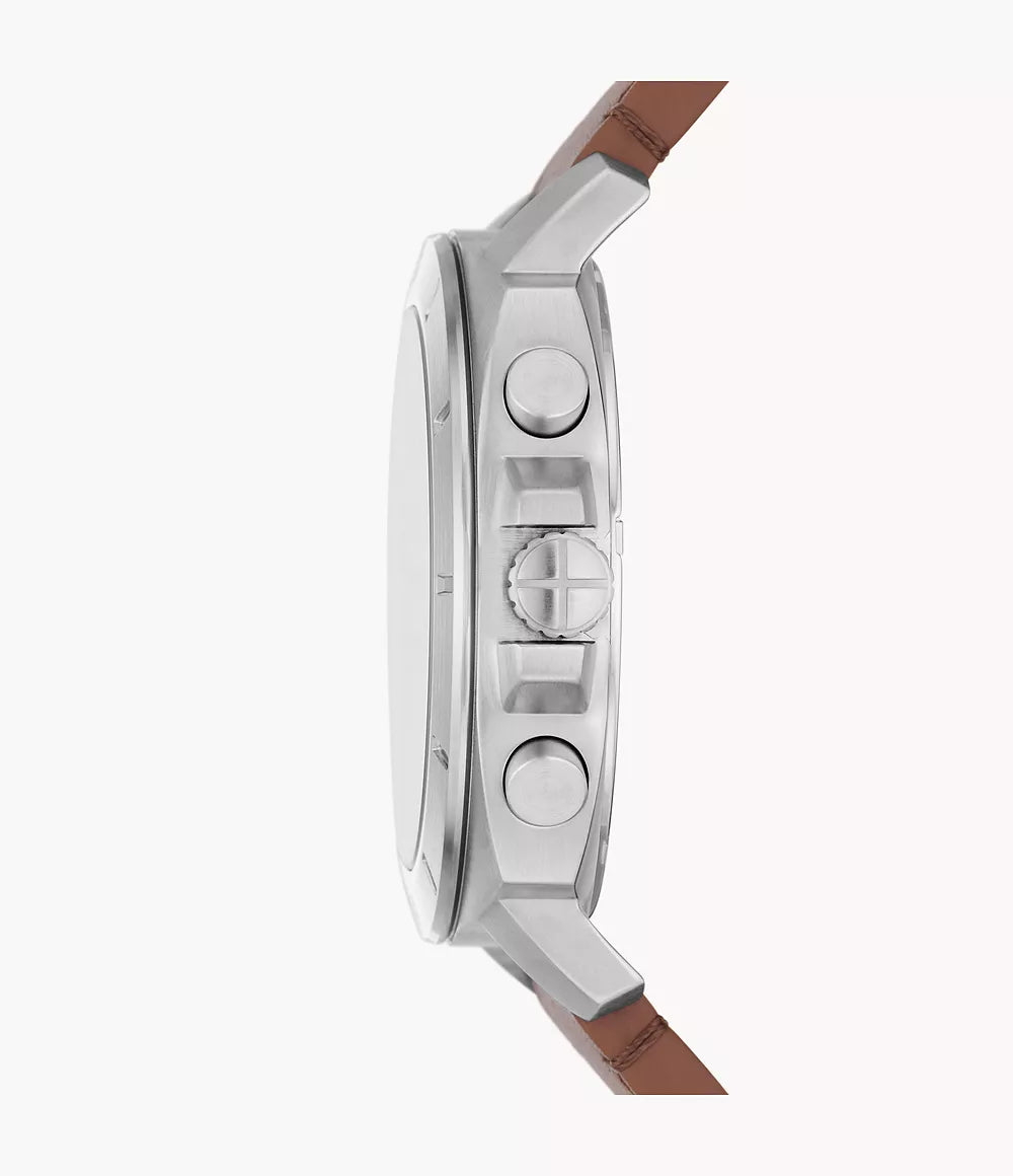 FOSSIL Privateer Chronograph Brown Leather Watch