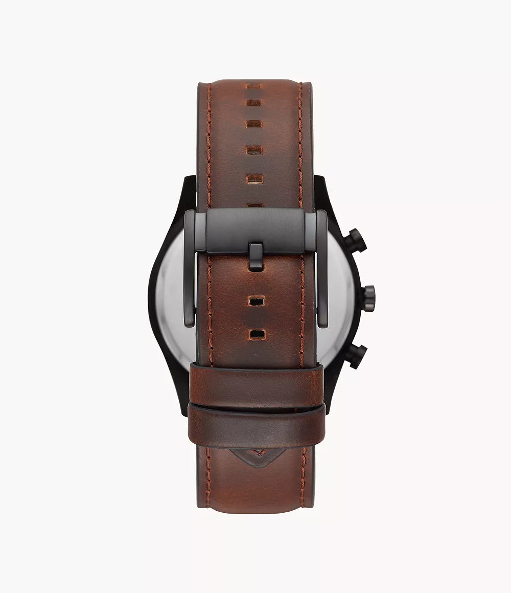 FOSSIL Sullivan Multifunction Brown Leather Watch