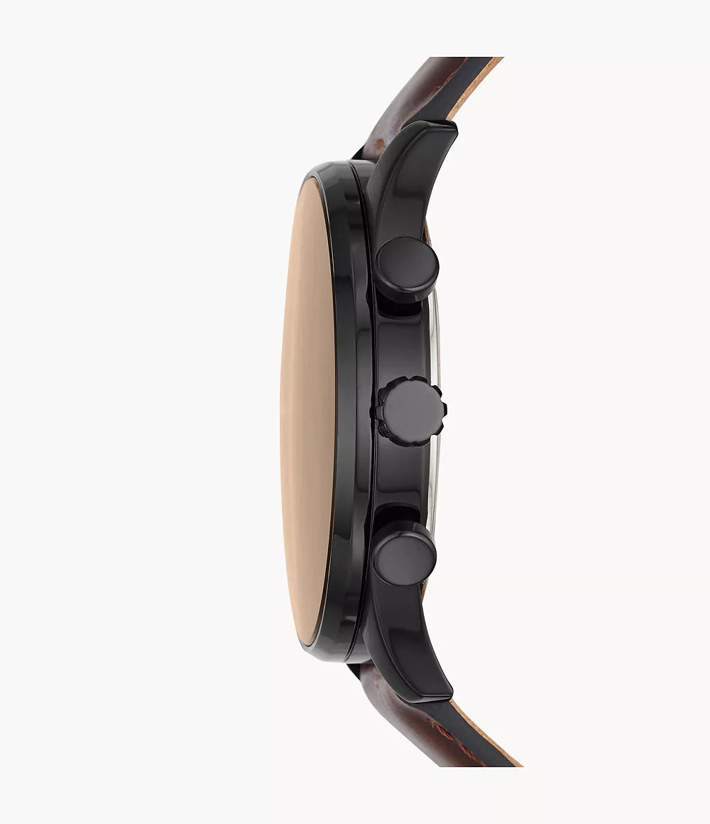 FOSSIL Sullivan Multifunction Brown Leather Watch