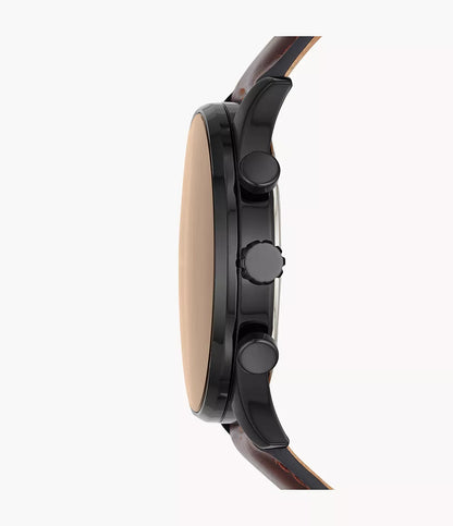 FOSSIL Sullivan Multifunction Brown Leather Watch