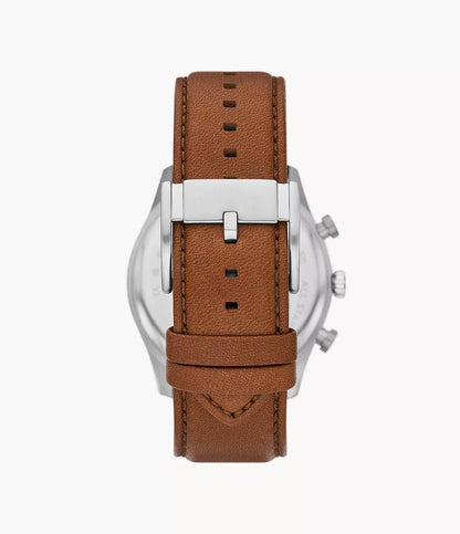 FOSSIL Sullivan Multifunction Medium Brown Leather Watch
