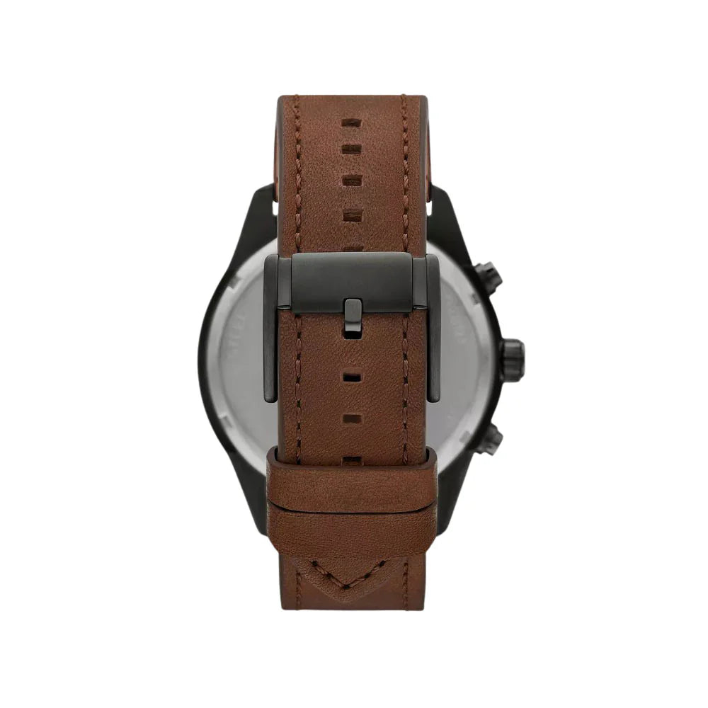 FOSSIL Brox Multifunction Brown Leather Watch