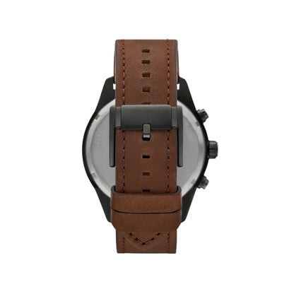 FOSSIL Brox Multifunction Brown Leather Watch