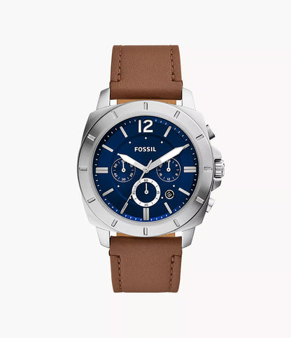 FOSSIL Privateer Chronograph Brown Leather Watch
