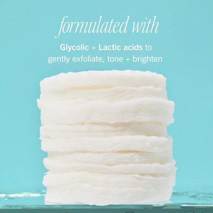 First Aid Beauty Facial Radiance Pads with Glycolic + Lactic Acids – Exfoliating Pads with AHA