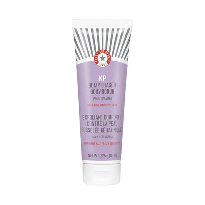 First Aid Beauty KP Bump Eraser Body Scrub with 10% AHA Body Exfoliant 226g 