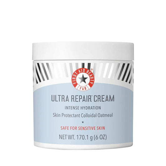 First Aid Beauty Ultra Repair Cream Intense Hydration Face and Body Moisturizer for Skin Repair 170g