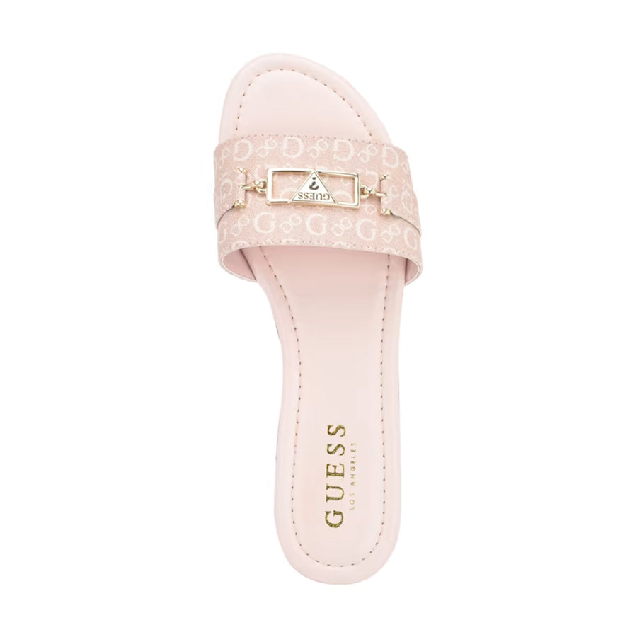 Guess Lures Logo Slides Pink