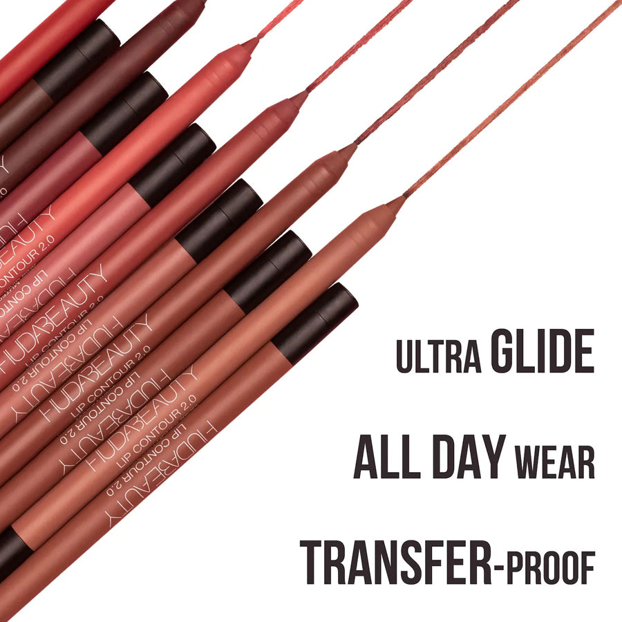 HUDA BEAUTY Lip Contour 2.0 Automatic Matte Lip Pencil 