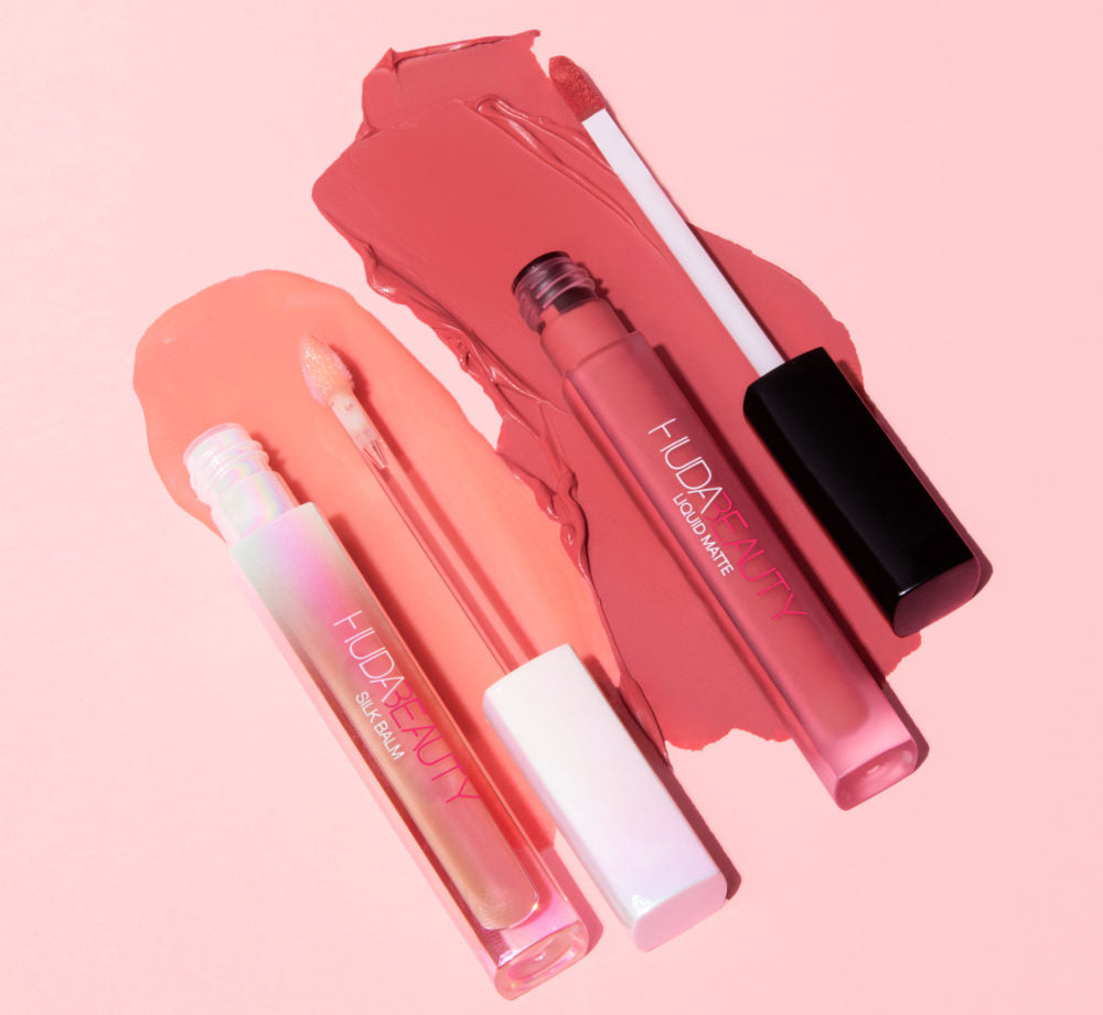 Huda Beauty Cherry Blossom Lip Set