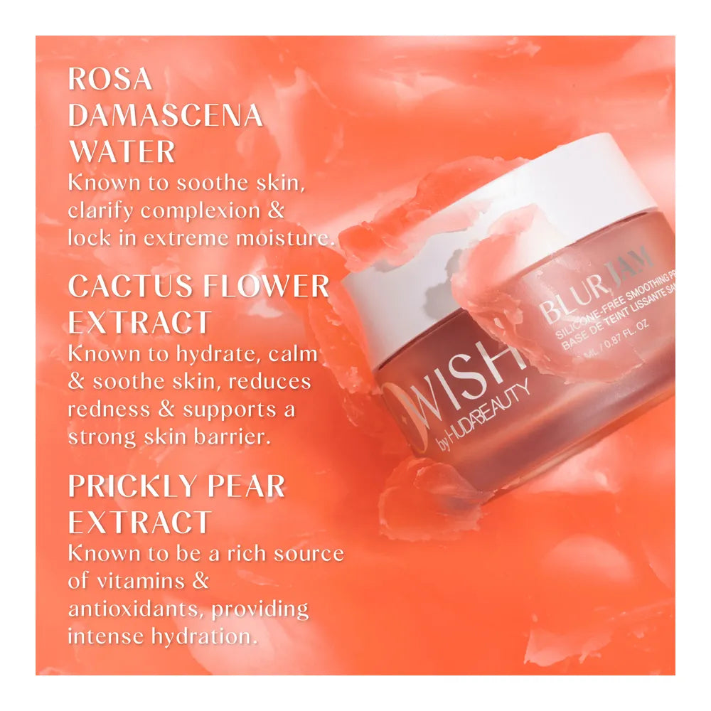 HUDA BEAUTY - Glowish Blur Jam Silicone Free Smoothing Primer