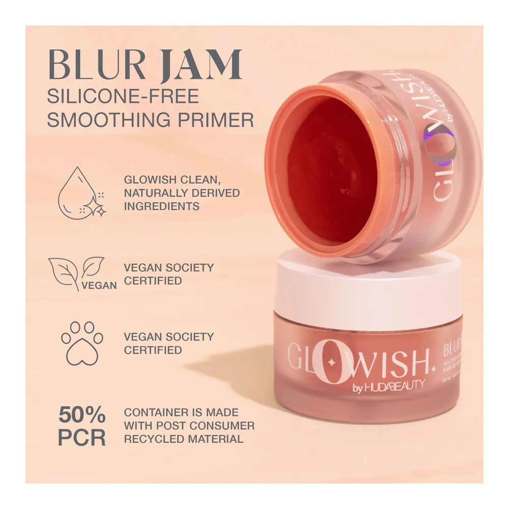 HUDA BEAUTY - Glowish Blur Jam Silicone Free Smoothing Primer